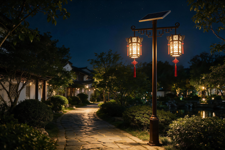 乡镇道路太阳能路灯工程案例｜中山晟佳照明助力乡村夜间亮化